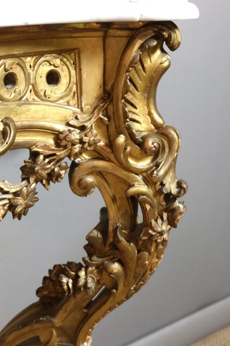 LOUIS XV STYLE CONSOLE TABLE