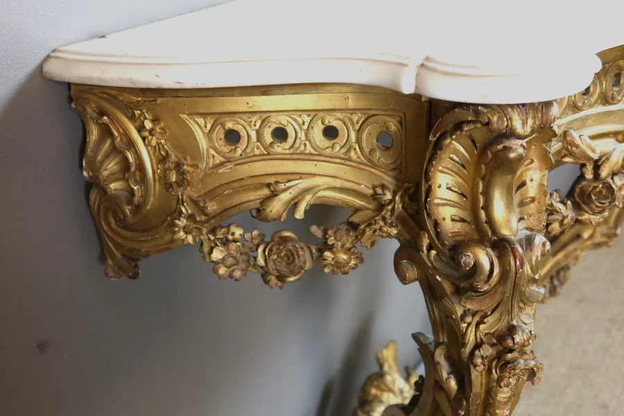LOUIS XV STYLE CONSOLE TABLE
