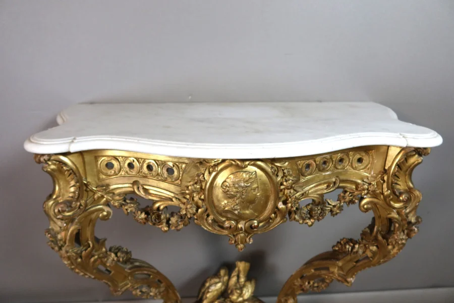 LOUIS XV STYLE CONSOLE TABLE