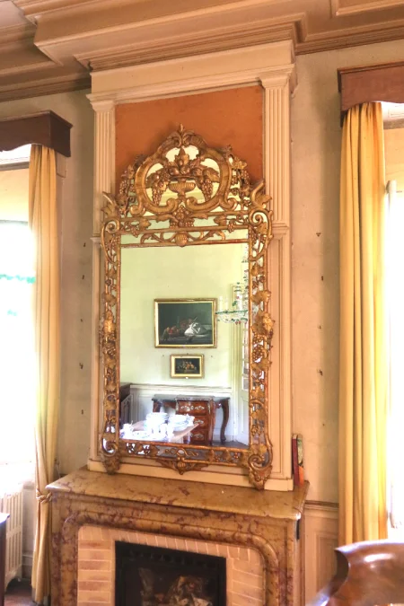 Miroir bois doré fin XVIII