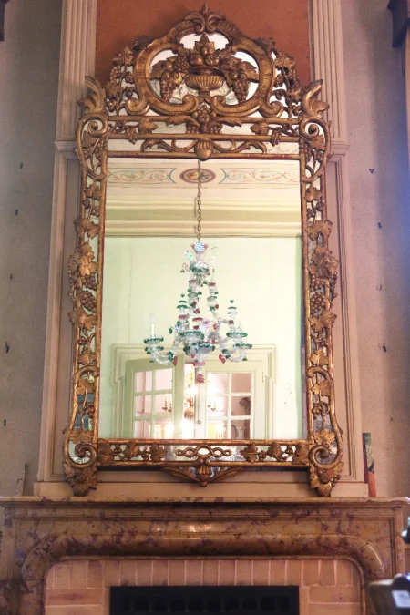 Miroir bois doré fin XVIII