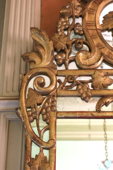 Miroir bois doré fin XVIII