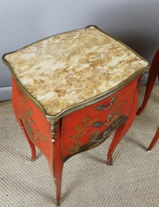 LOUIS XV STYLE BEDSIDE TABLES