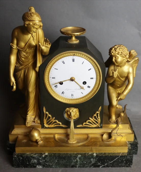 GILT BRONZE CLOCK