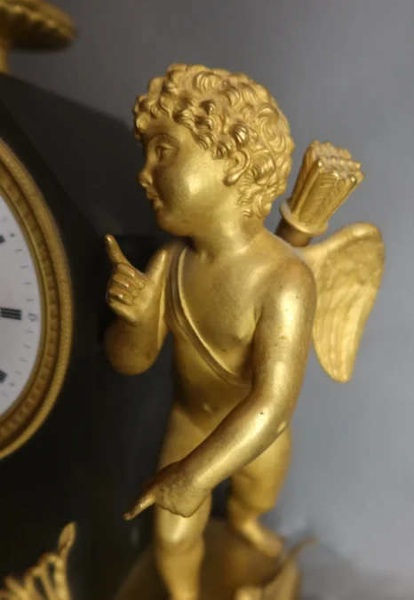 GILT BRONZE CLOCK
