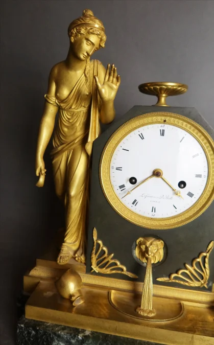 GILT BRONZE CLOCK