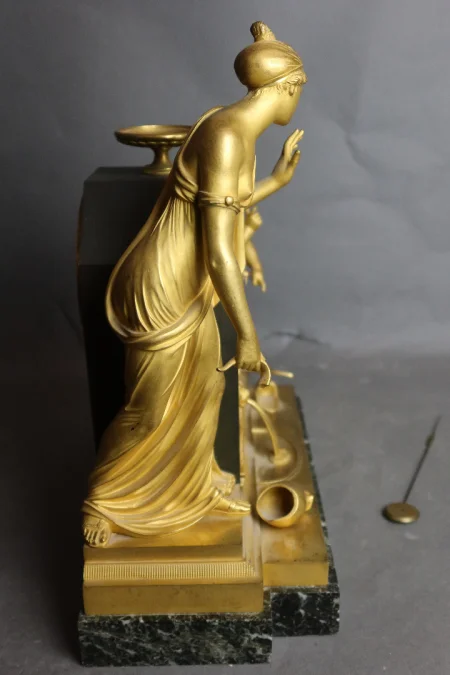 GILT BRONZE CLOCK