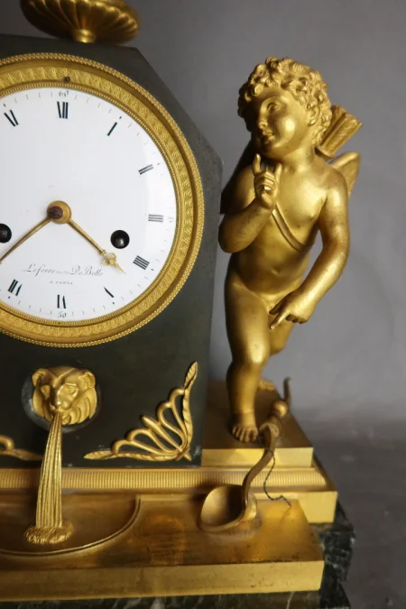 GILT BRONZE CLOCK