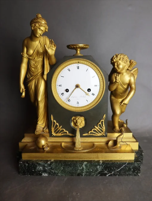 GILT BRONZE CLOCK