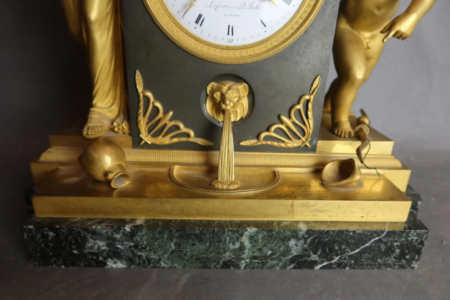 GILT BRONZE CLOCK