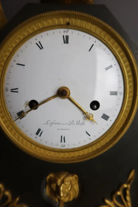 GILT BRONZE CLOCK