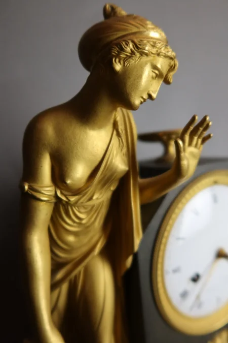GILT BRONZE CLOCK
