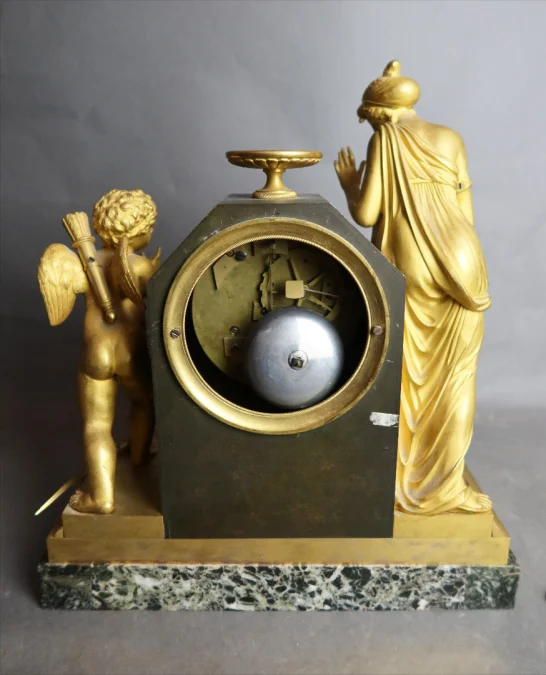 GILT BRONZE CLOCK