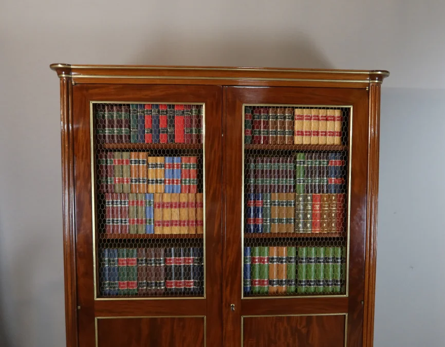 EARLY NINETEENTH CENTURY BOOKCASE