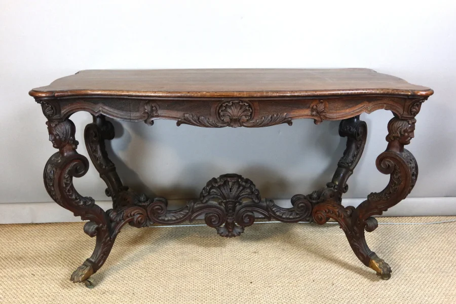 Table de milieu console XIXème
