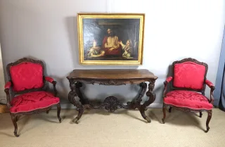 Table de milieu console XIXème