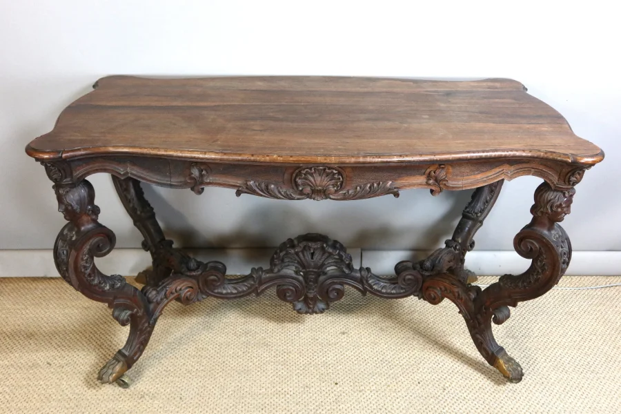 Table de milieu console XIXème