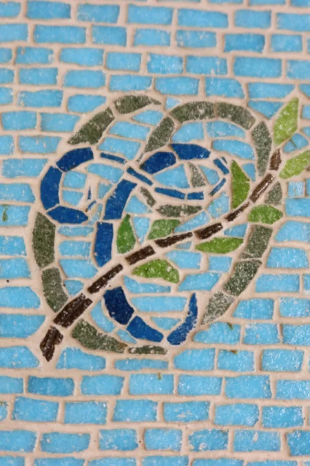 Grand panneau en mosaïque
