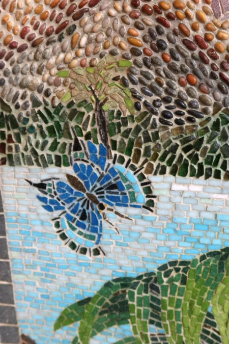 Grand panneau en mosaïque