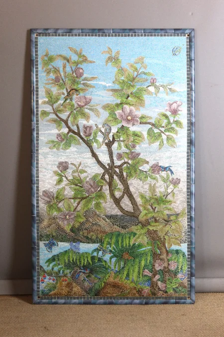 Grand panneau en mosaïque