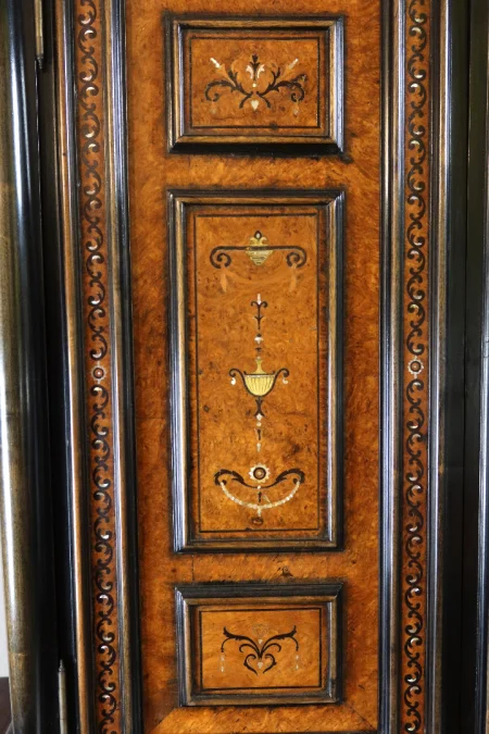 Buffet deux corps marqueté fin XIXème