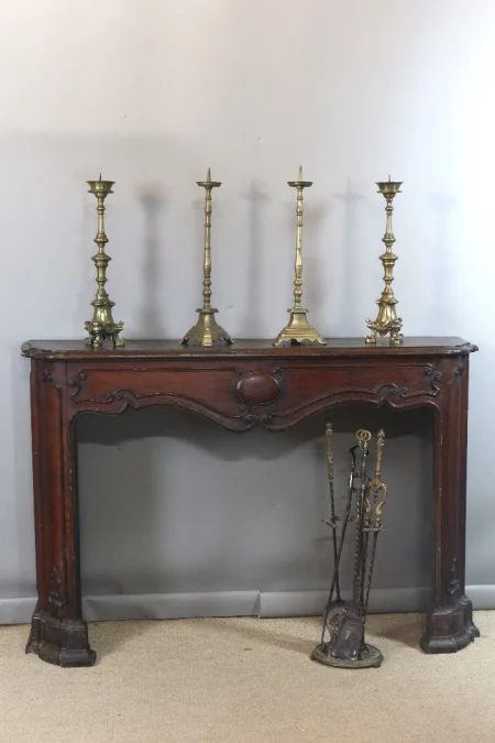 Cheminée en chêne XIX