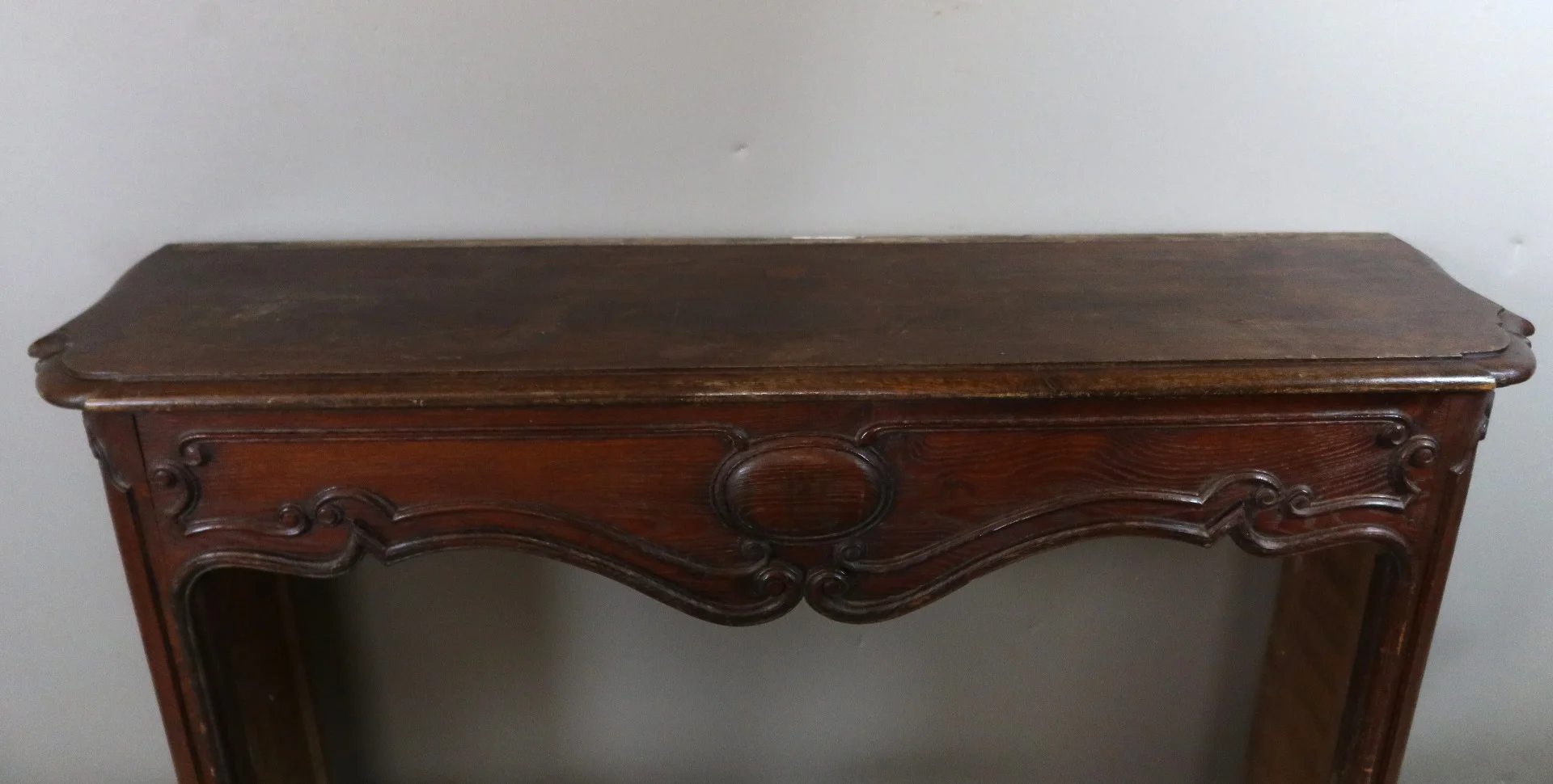 Cheminée en chêne XIX