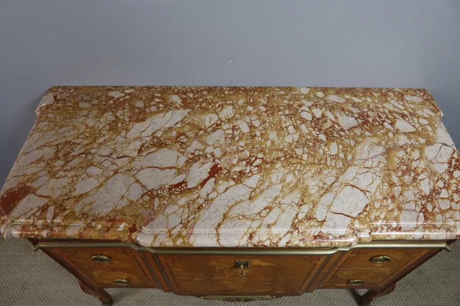 Commode Transition en marqueterie XXème