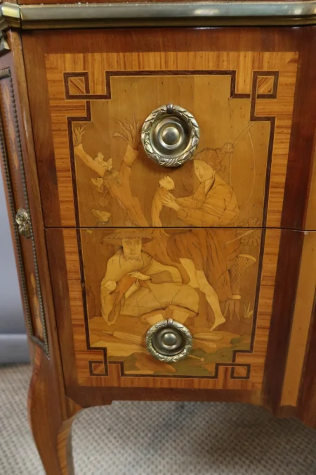Commode Transition en marqueterie XXème