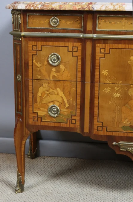 Commode Transition en marqueterie XXème