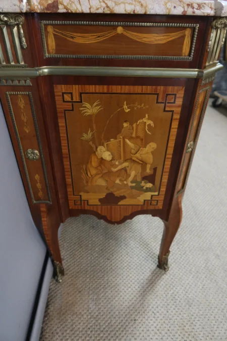 Commode Transition en marqueterie XXème