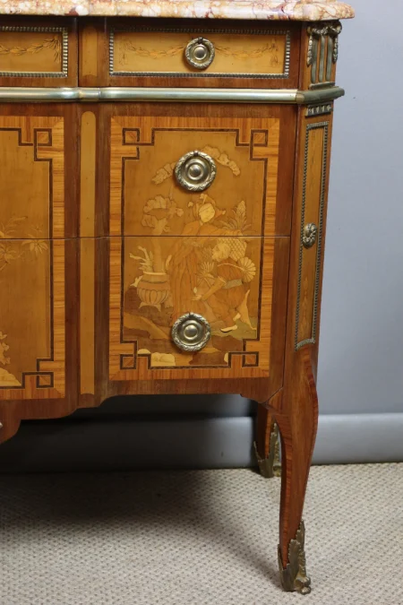Commode Transition en marqueterie XXème