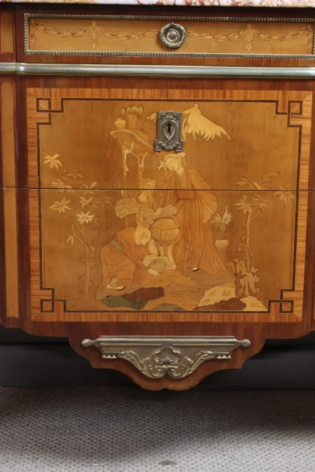 Commode Transition en marqueterie XXème