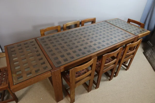 DINING TABLE AND CHAIRS