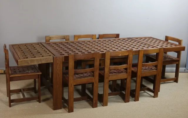 DINING TABLE AND CHAIRS