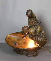 ILLUMINATED EARTHENWARE SCULPTURE