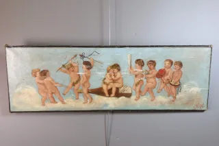 ÖL AUF LEINWAND, DARSTELLUNG VON JERRUBEN