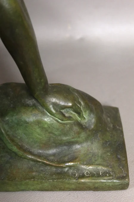 Sculpture en bronze signée Jean Ortis