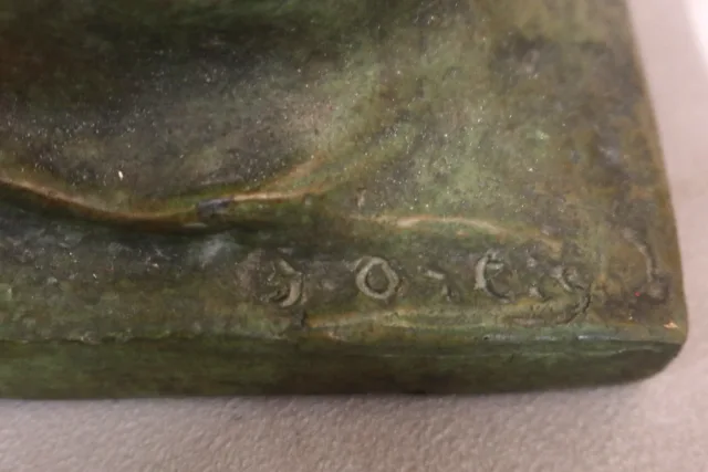 BRONZE SCULPTURE signed JEAN ORTIS
