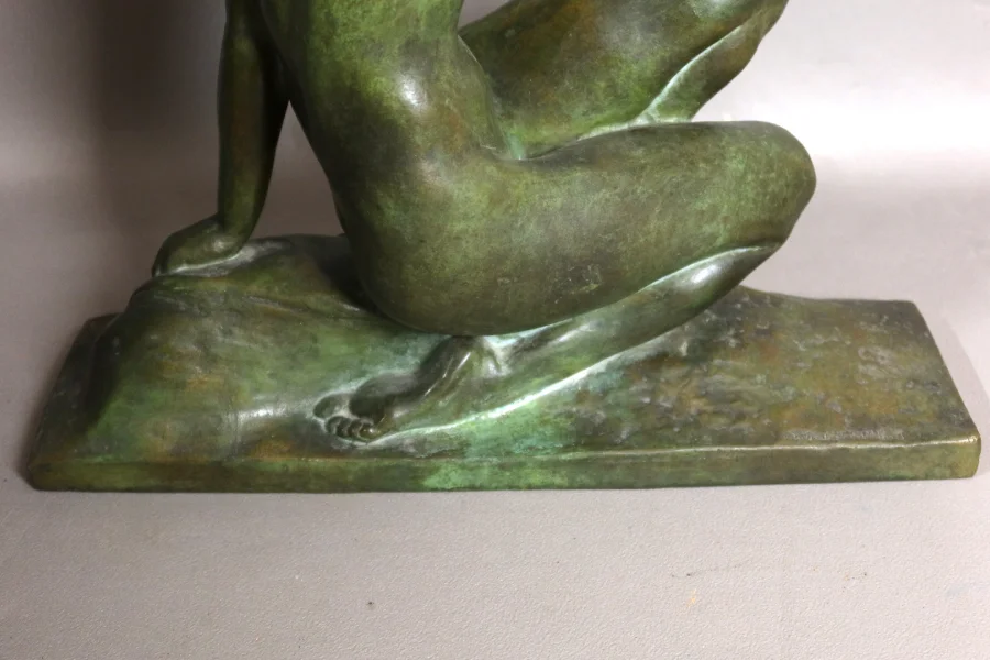 Sculpture en bronze signée Jean Ortis
