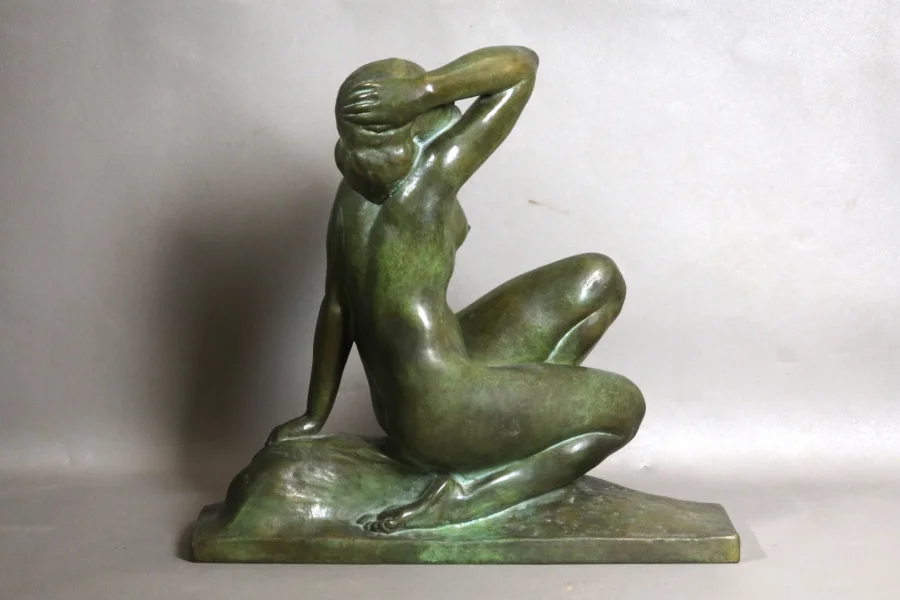 Sculpture en bronze signée Jean Ortis