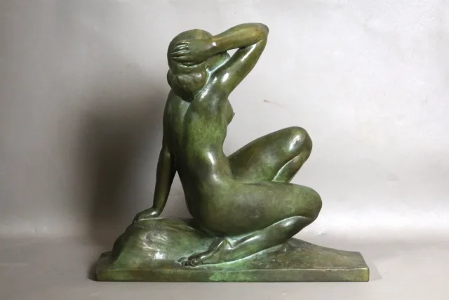 BRONZE SCULPTURE signed JEAN ORTIS
