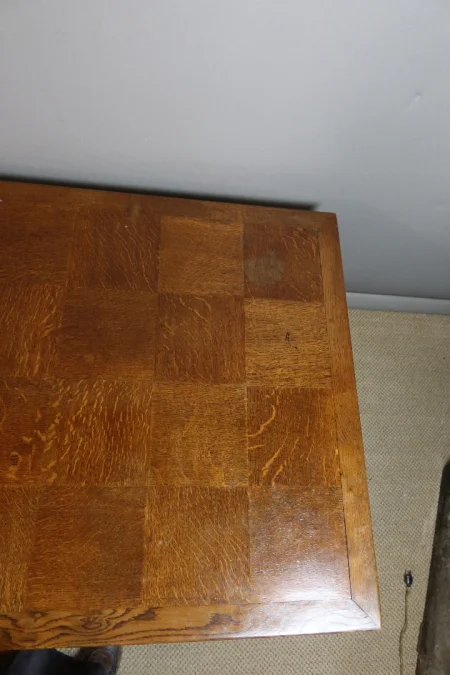 Grande table en chêne Art Déco