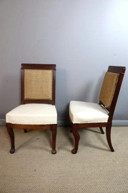 Suite de six chaises Empire