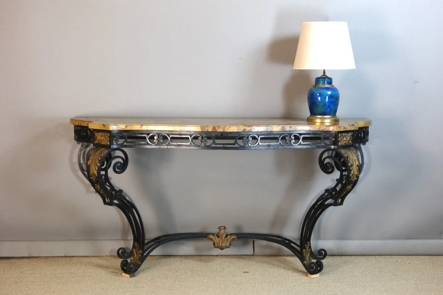 Console fer forgé