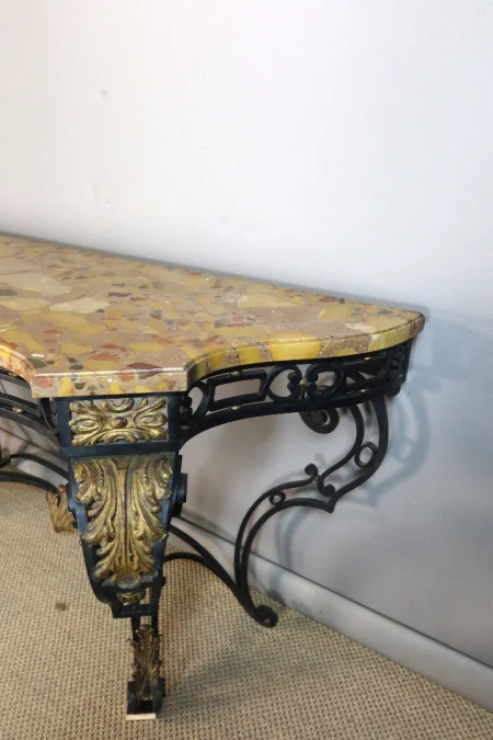Console fer forgé