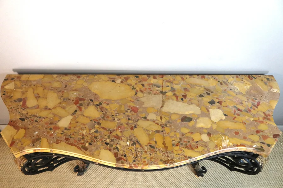 Console fer forgé