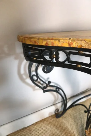 Консольный стол из кованого железа