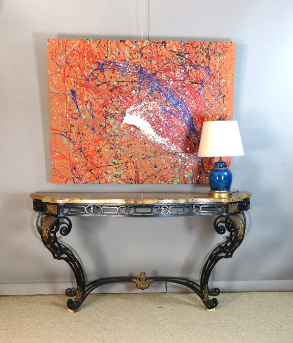 Console fer forgé