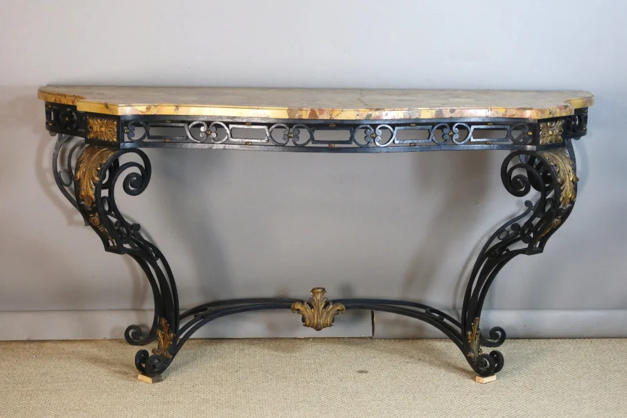 Console fer forgé